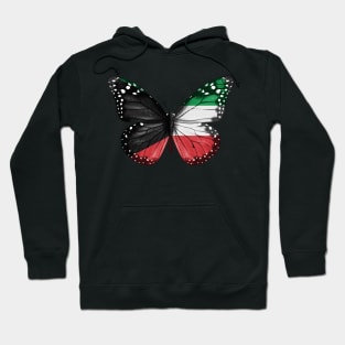 Kuwaiti Flag  Butterfly - Gift for Kuwaiti From Kuwait Hoodie